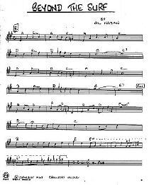 Beyond The Surf lead sheet