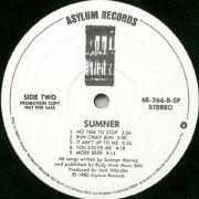Sumner - Run Cindy Run - Asylum LP 6E-266