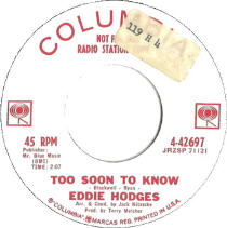 Eddie Hodges - Too Soon To Know