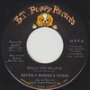 Click for larger scan - Beverly Warren - Would You Believe (B.T.Puppy 521)