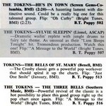 The Tokens Billboard 45rpm reviews