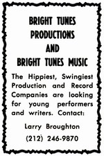 Bright Tunes Writers Wanted Advert