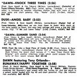 Click for larger scan - Dawn and Dusk Billboard Reviews