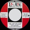 Click for larger scan - The Chiffons - Stop Look And Listen (Laurie 3357)