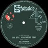 Click for larger scan - Del Shannon - She Still Remembers Tony (Aussie Stateside 183)