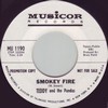 Click for larger scan - Teddy and The Pandas - Smokey Fire (Musicor 1190)